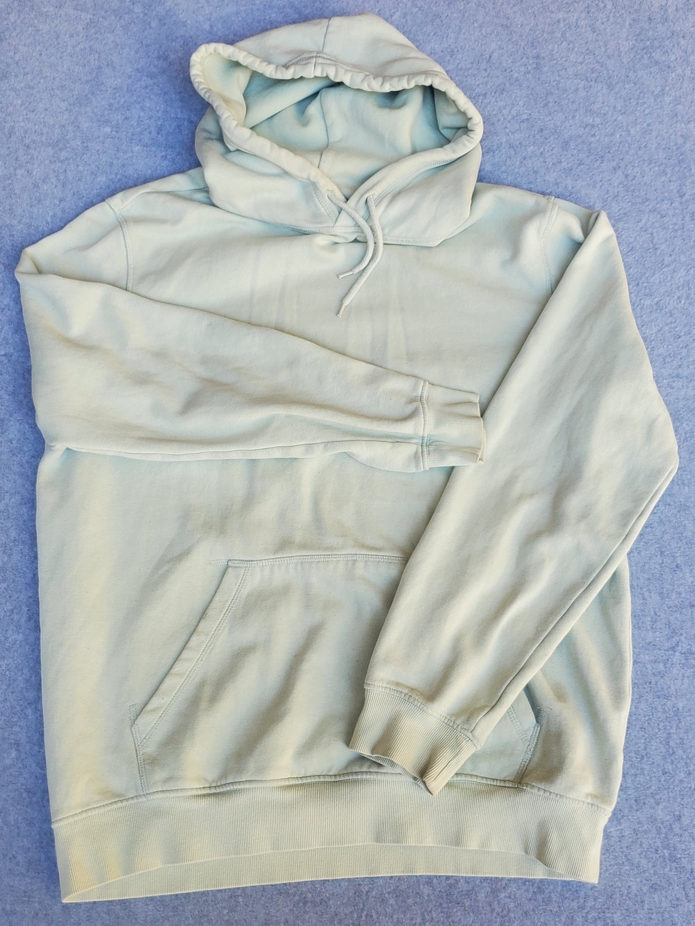 H&M Light Mint Green Pullover Hoodie